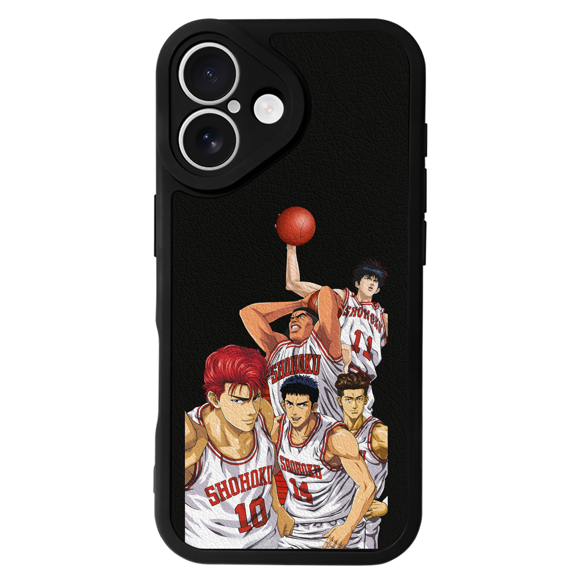 （画像用） SLAM DUNK／スラムダンク 【iPhone 16シリーズ対応】シリコンスマホケース（レザー調） 材質：シリコン